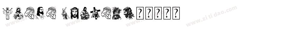Jesus Christ字体转换